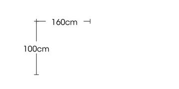 160x160cm