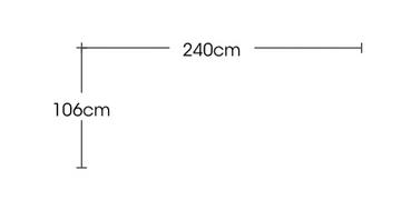 240x106cm