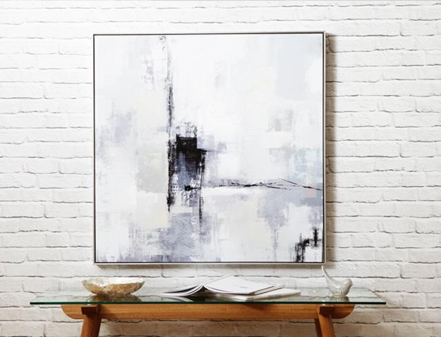 Wall art monochrome modern art canvas