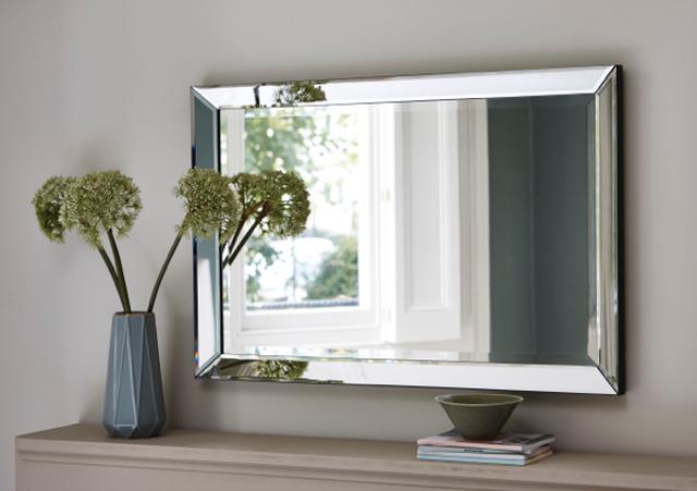 Large rectangular mirror