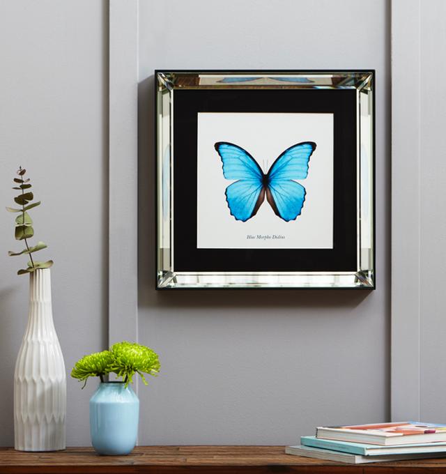 Blue Butterfly Art