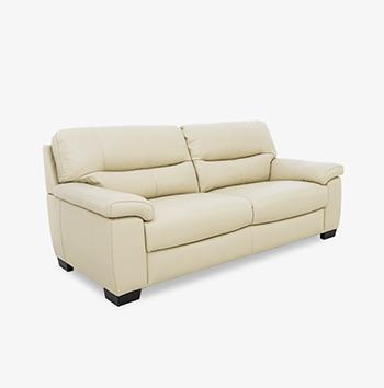 Hetty 3 Seater Leather Sofa