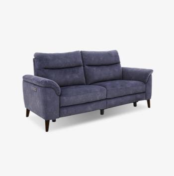 Morgan 3 Seater Fabric Power Recliner Sofa