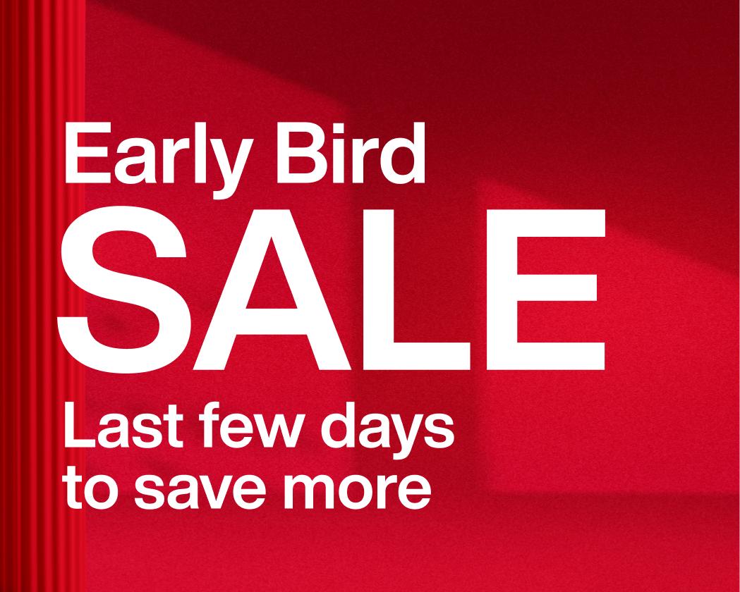 Don’t miss our best deals yet