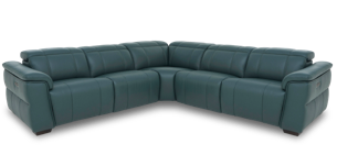 Leather corner sofas