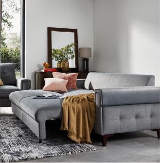 Zoom Fabric 3 Seater Sofa Bed