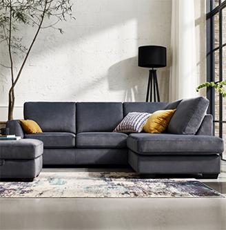 Dinky Fabric Corner Chaise End Sofa