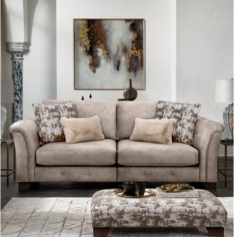 Aura 3 Seater Classic Back Sofa