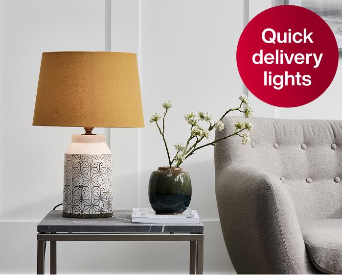 Lighting delivered in a flash