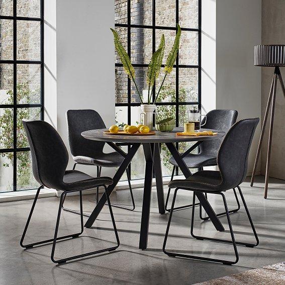 Dining table and 4 chairs