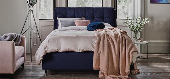 Check out our wide range of beds, from Divans to bed frames and mattresses.