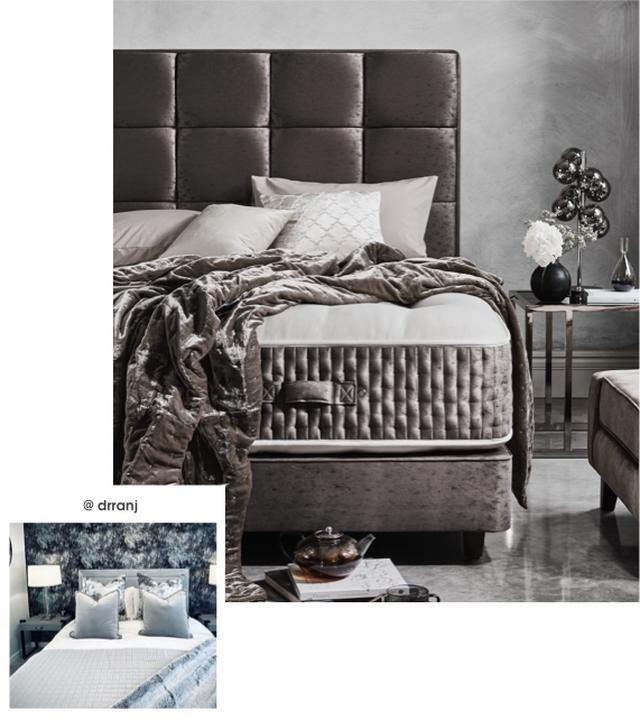 Glam bedroom Harrison Spinks bed