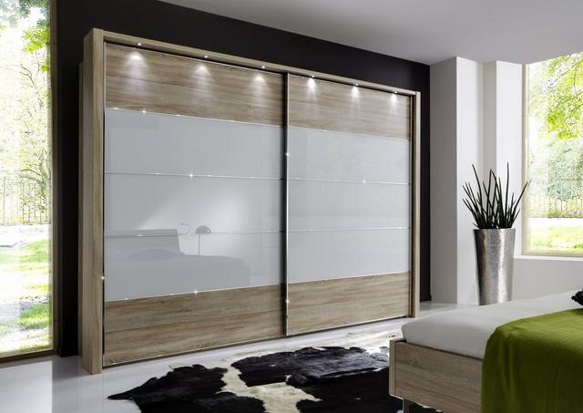 Small bedroom storage ideas - built in wardrobe.