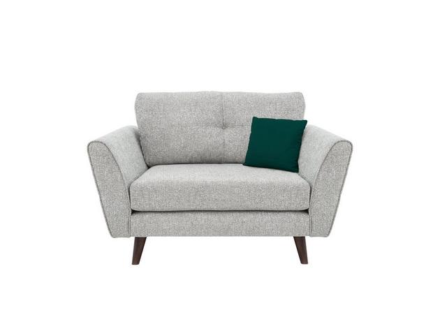 Grey snuggler armchair