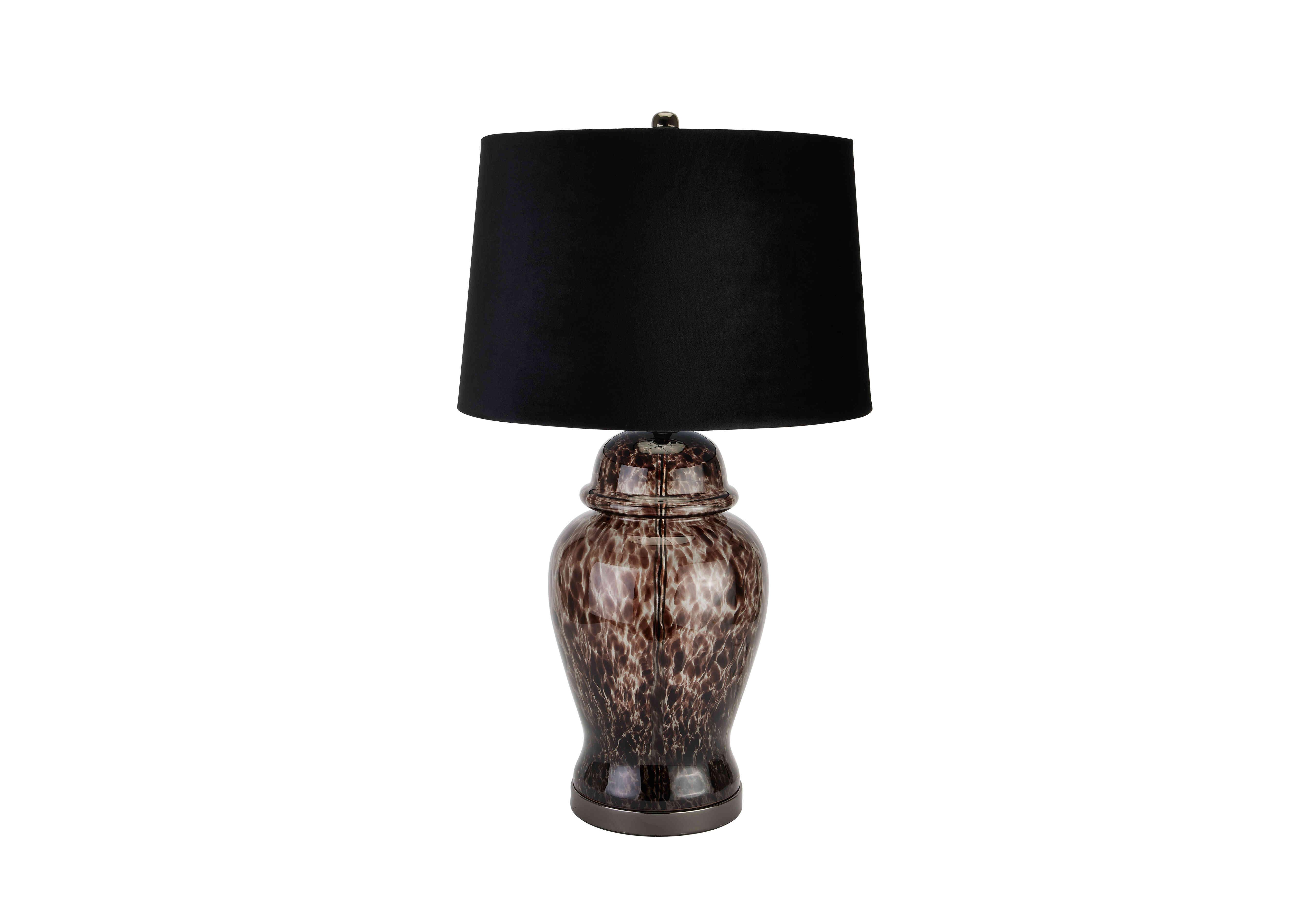 Acanto Black Table Lamp in  on Furniture Village