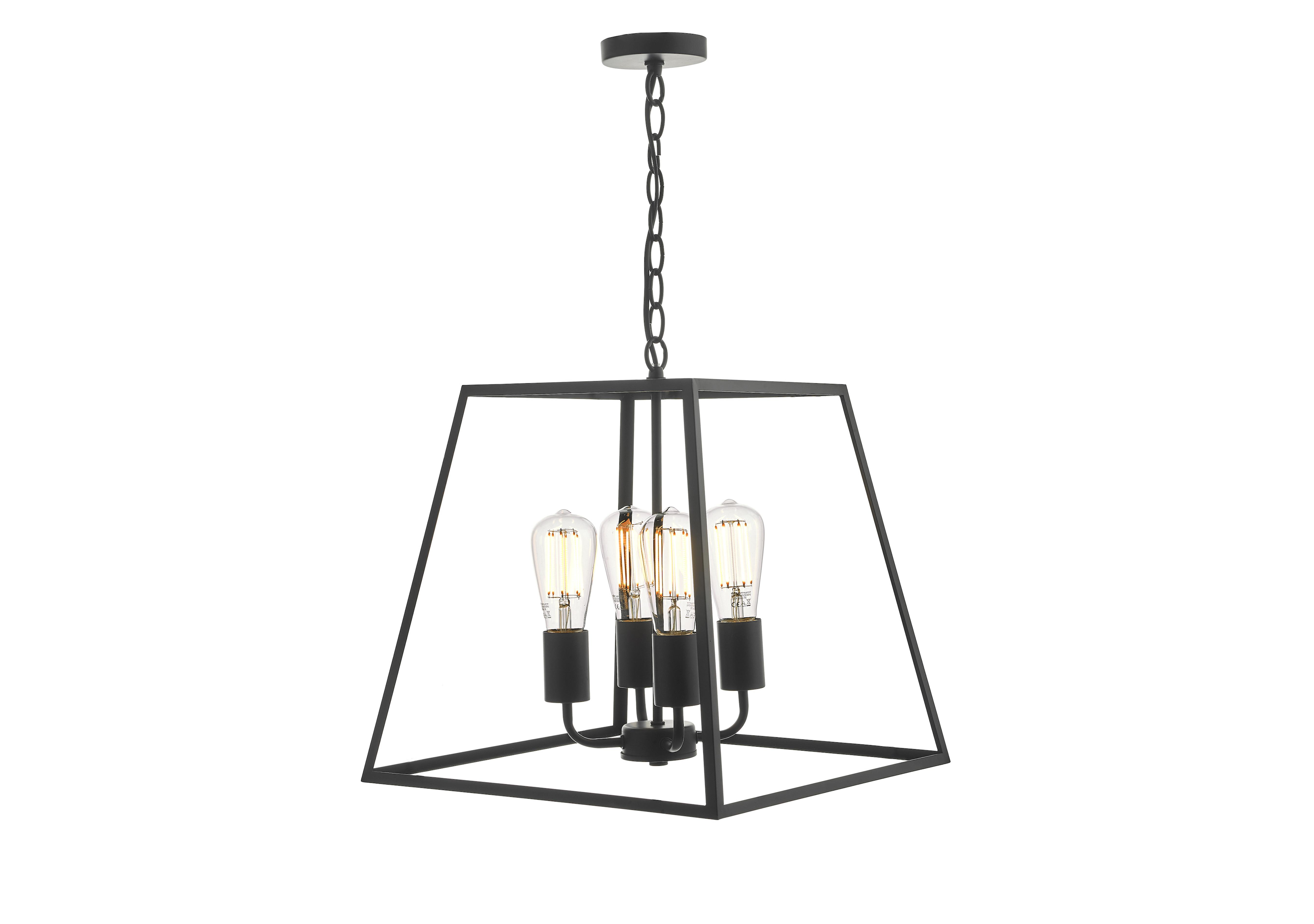 Academy 4 Light Lantern Ceiling Light in  on Furniture Village