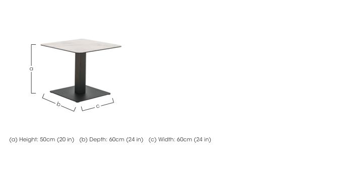 Arctic Lamp Table in  on Furniture Village