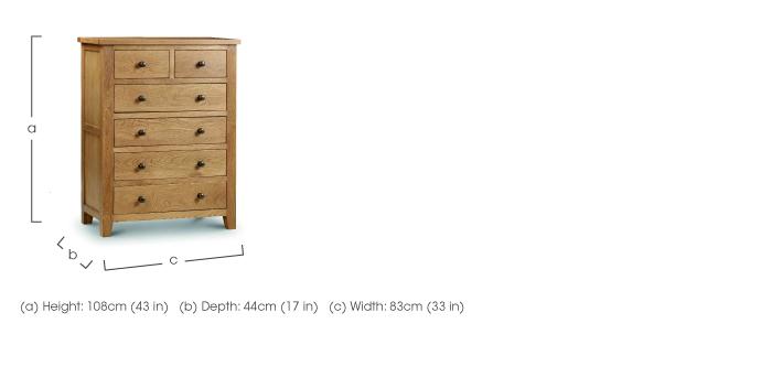 Addison 6 Drawer Chest in  on Furniture Village