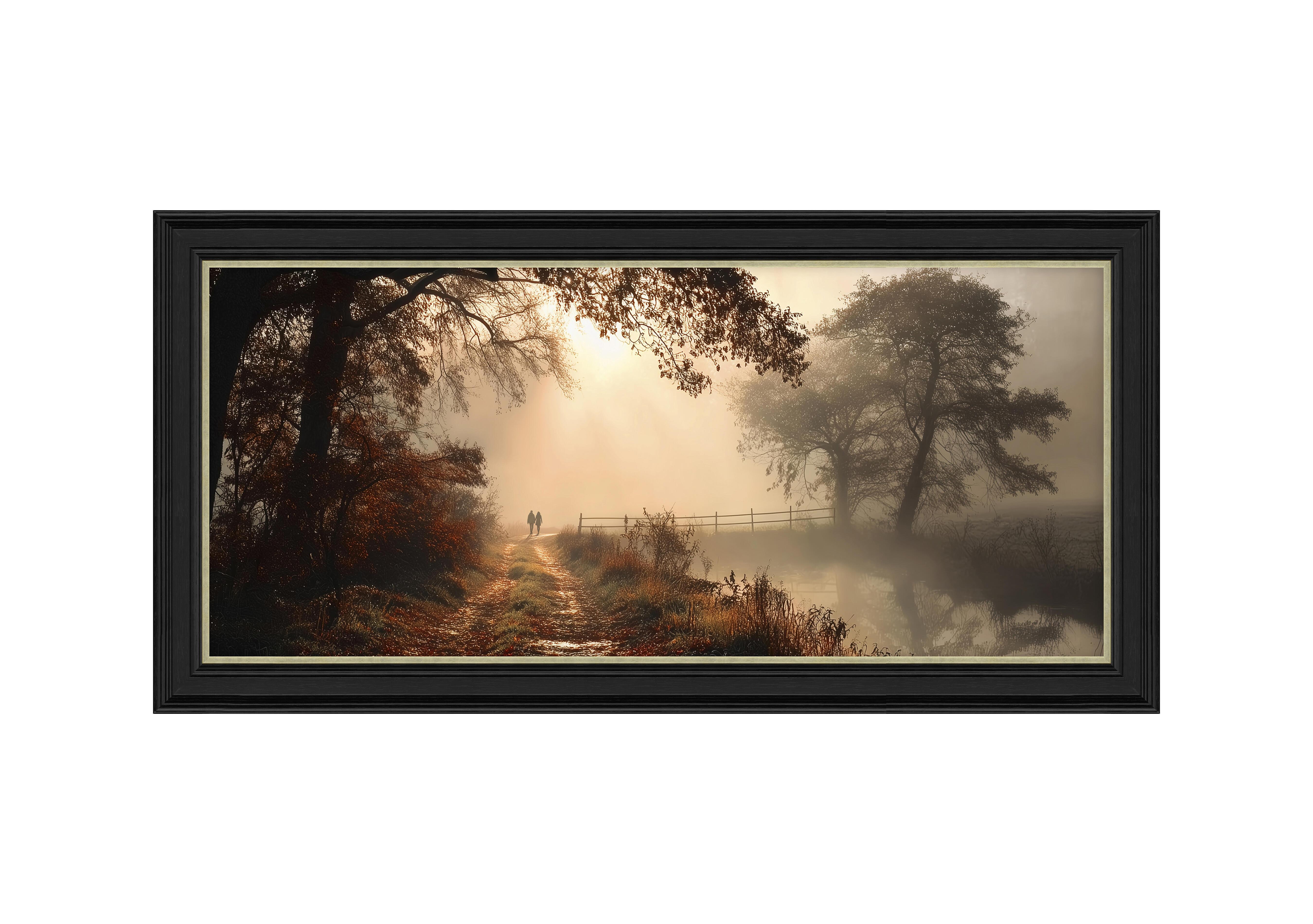 Afternoon Amber Framed Picture in  on Furniture Village