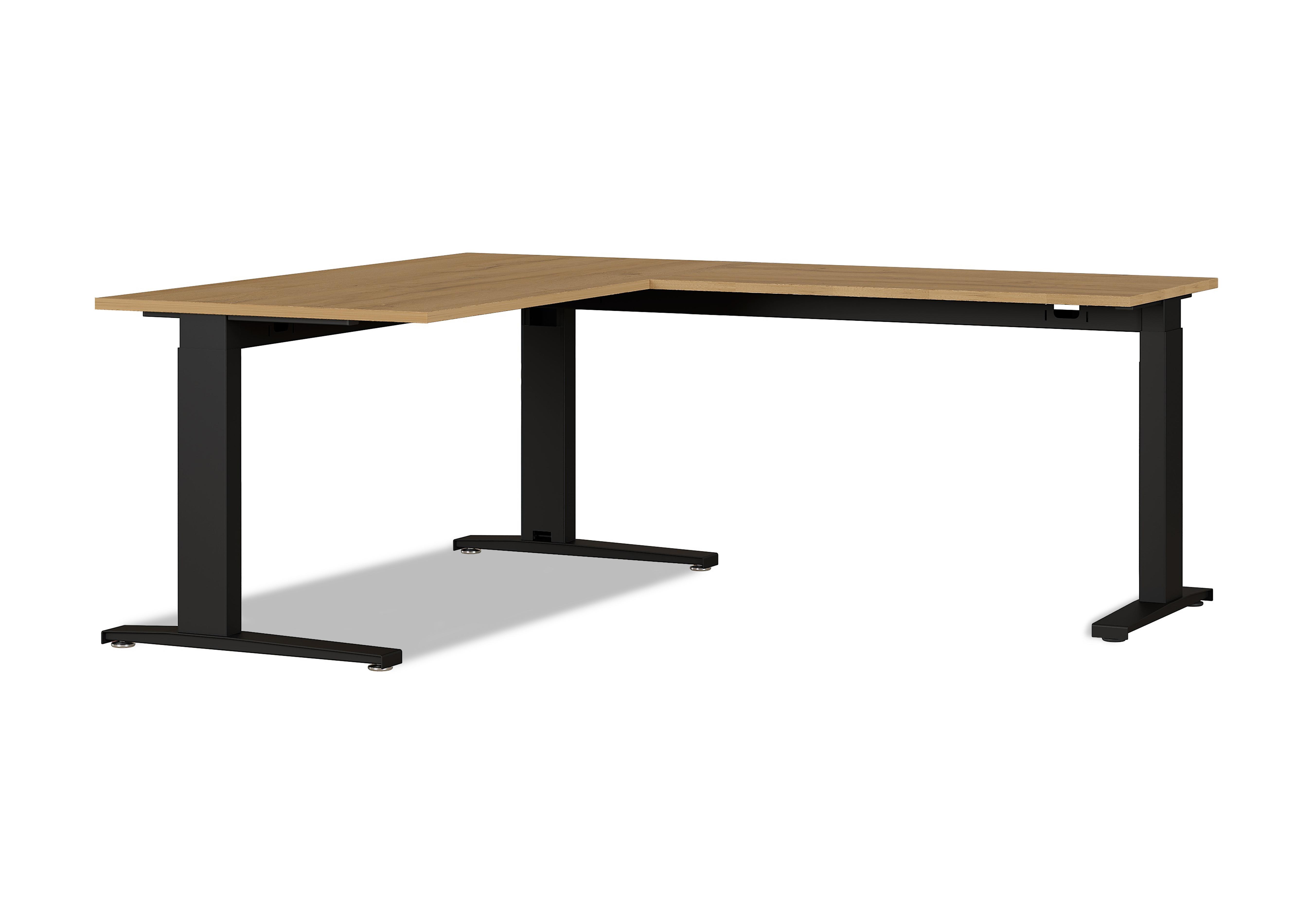 Agenda Height Adjustable Corner Desk in  on Furniture Village