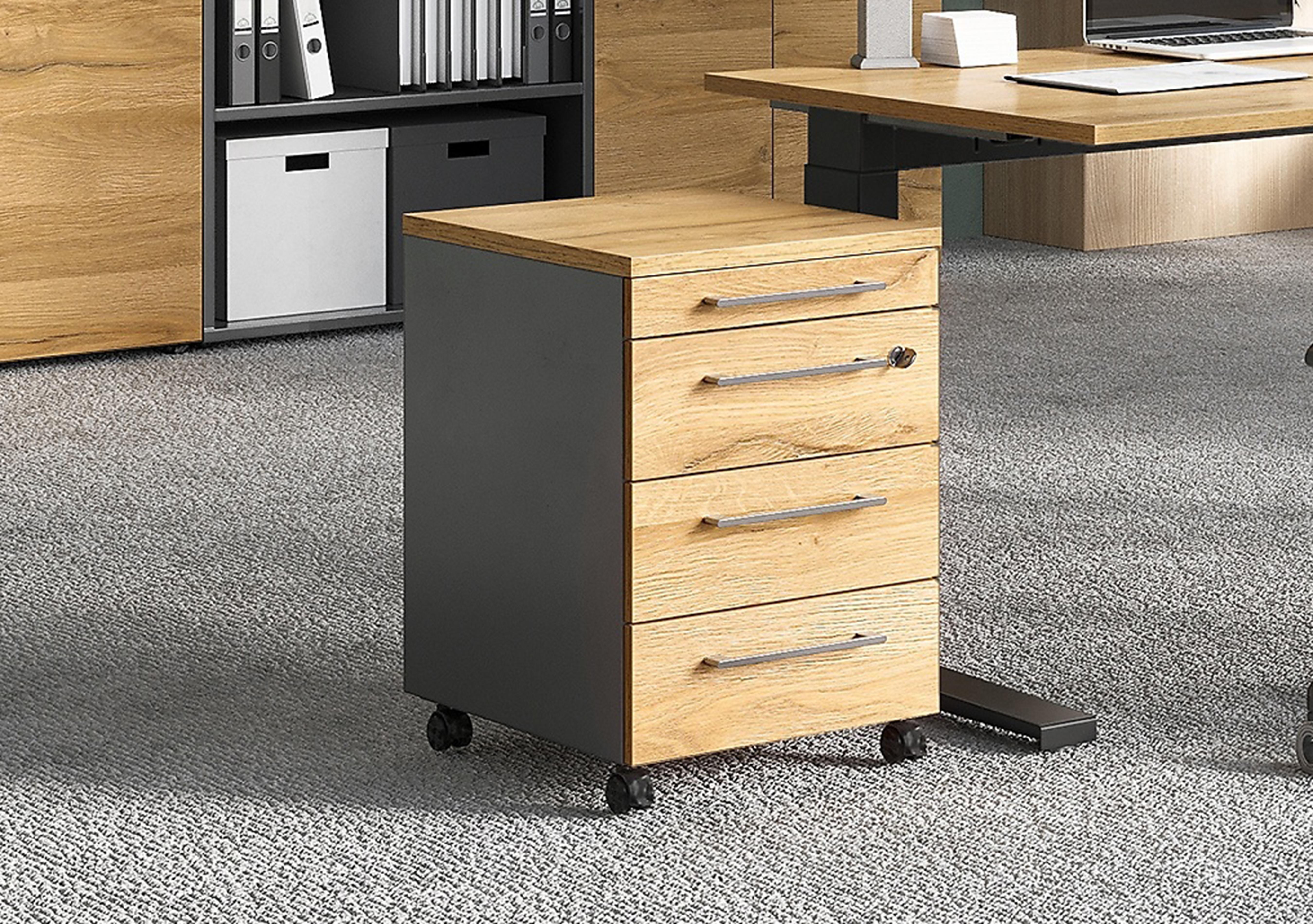 Agenda Rolling Pedestal Unit in  on Furniture Village