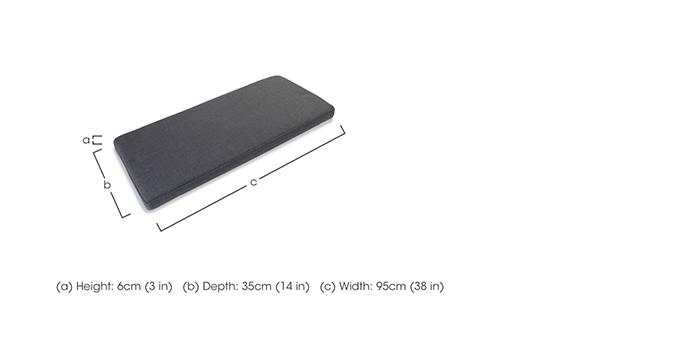 Agenda Seat Cushion in  on Furniture Village