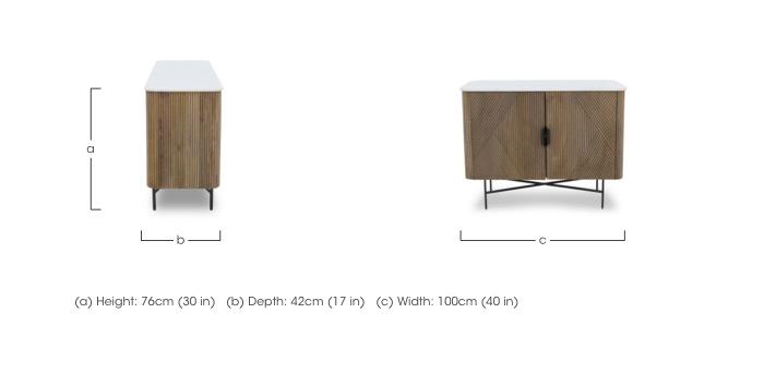 Aimar 2 Door Sideboard in  on Furniture Village