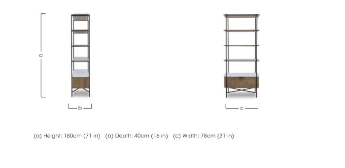 Aimar Bookcase in  on Furniture Village