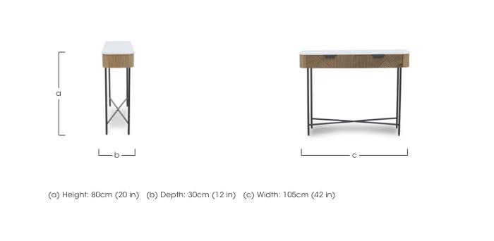 Aimar Console Table in  on Furniture Village