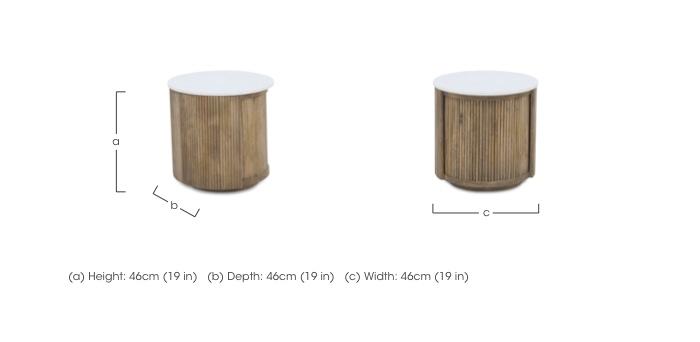 Aimar Storage Side Table in  on Furniture Village