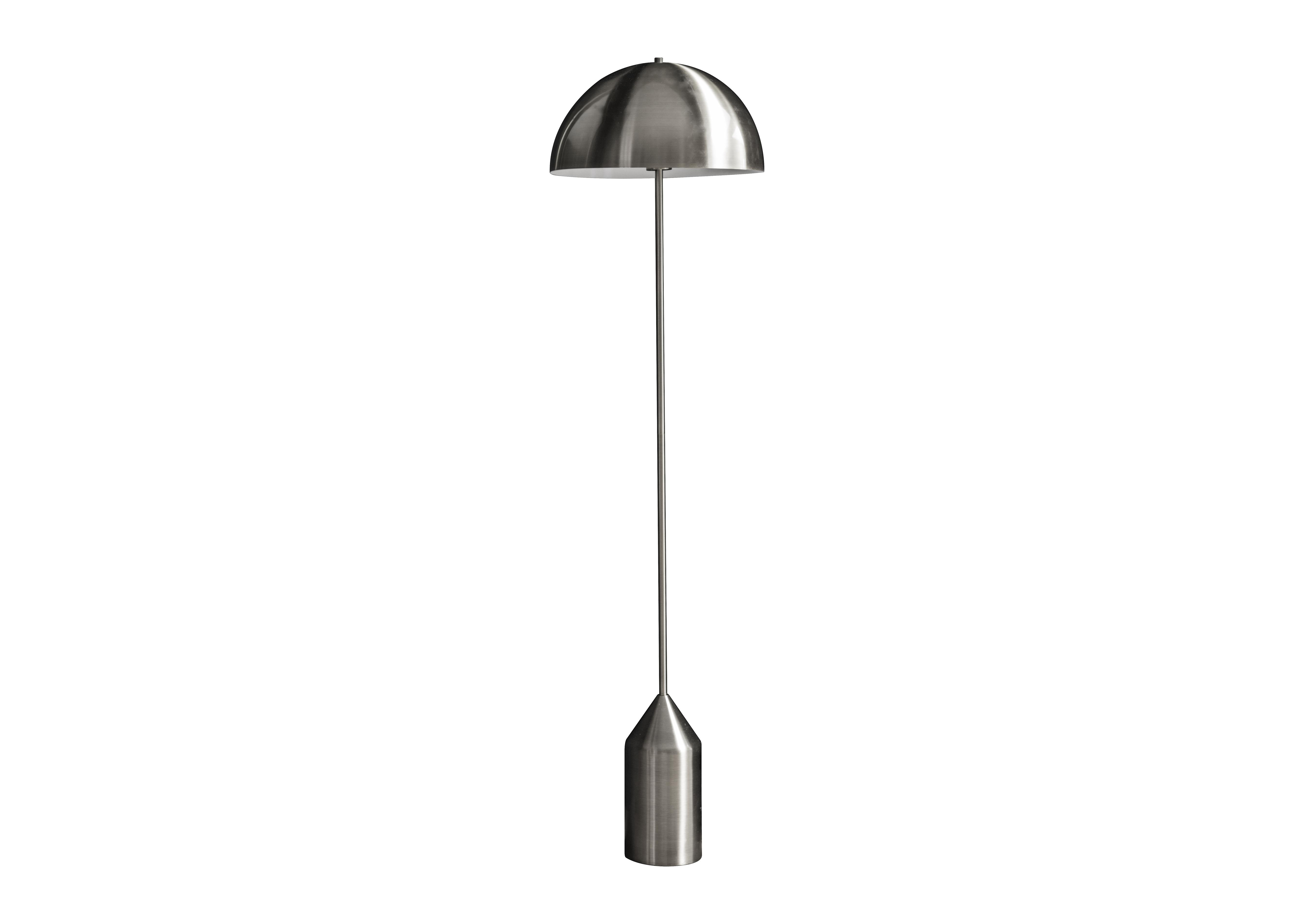 Alba Nickel Floor Lamp in  on Furniture Village