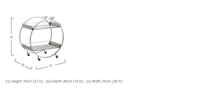 Alfred Drinks Trolley in  on Furniture Village
