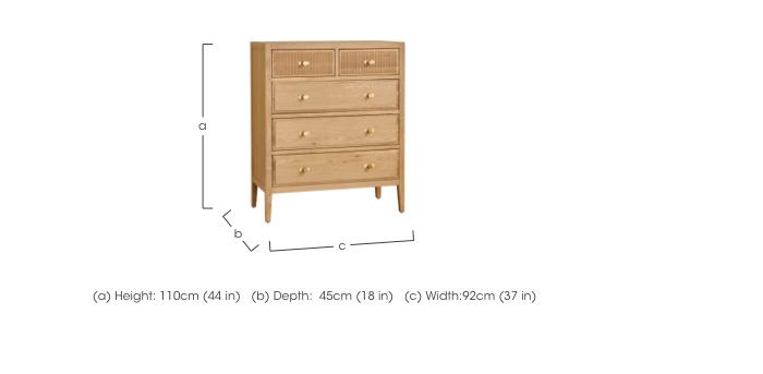 Alicent 3+2 Drawer Chest in  on Furniture Village
