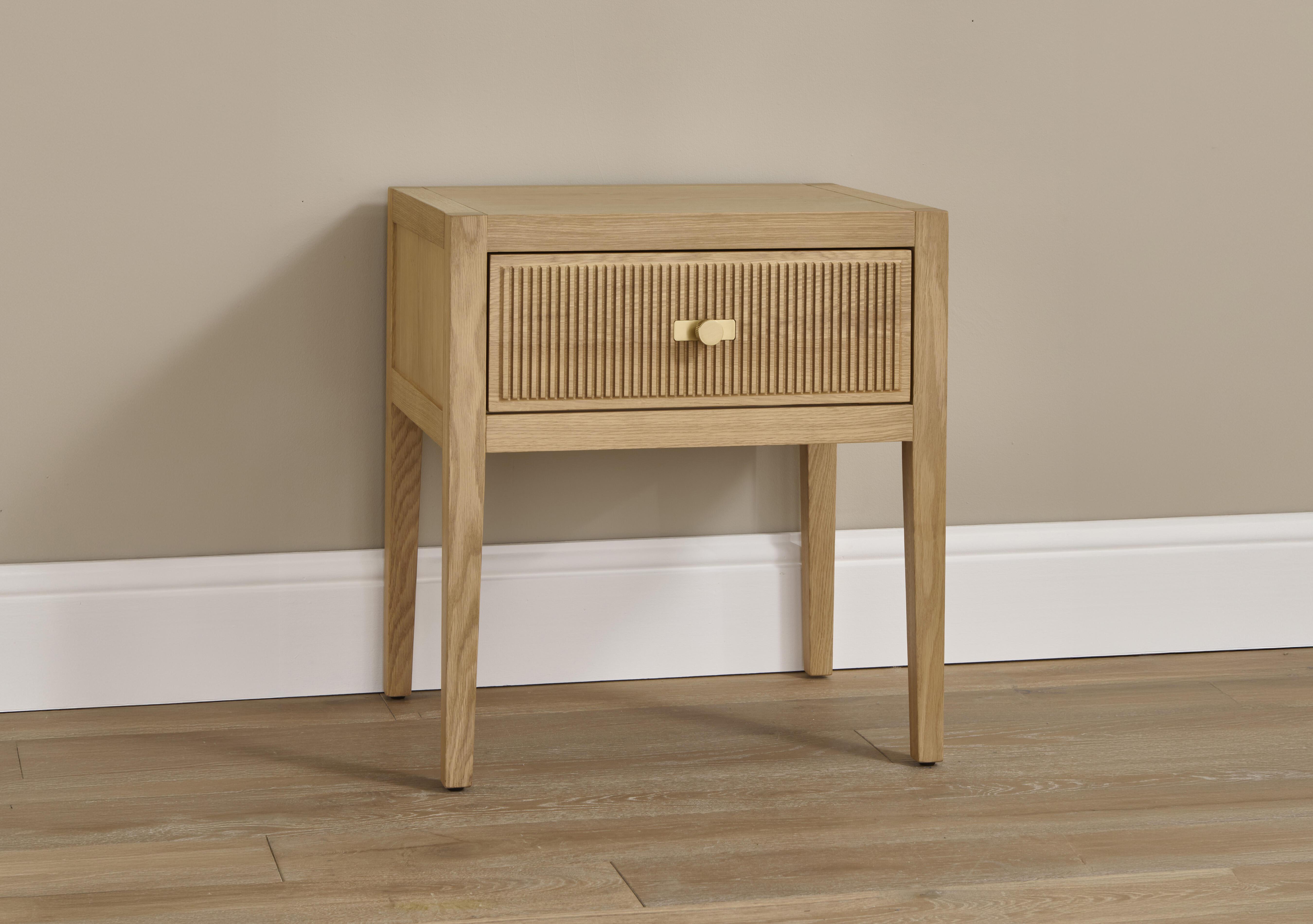 Alicent 1 Drawer Bedside Table in  on Furniture Village