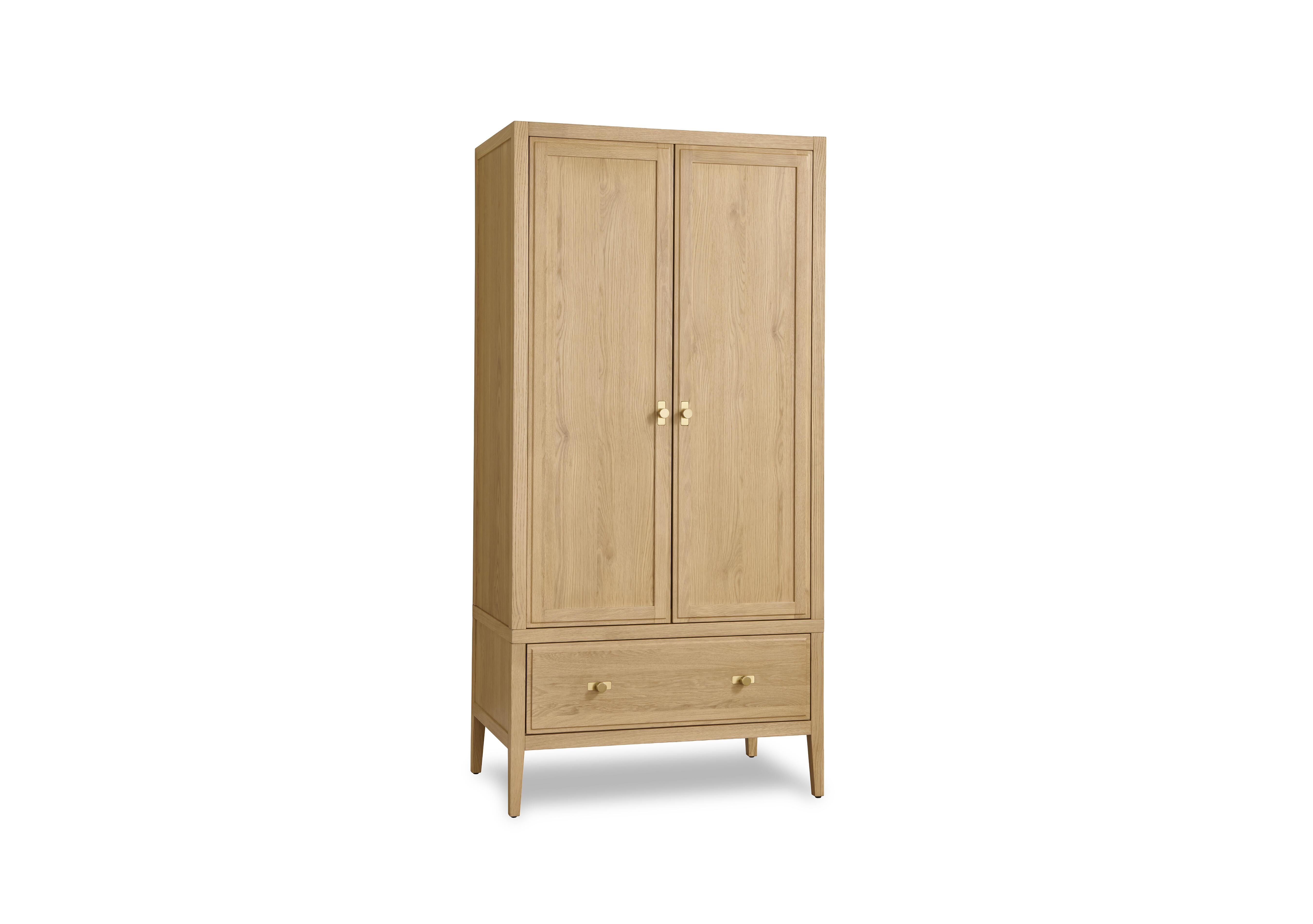 Alicent 92cm 2 Door Hinged Combi Wardrobe with 1 Drawer in  on Furniture Village