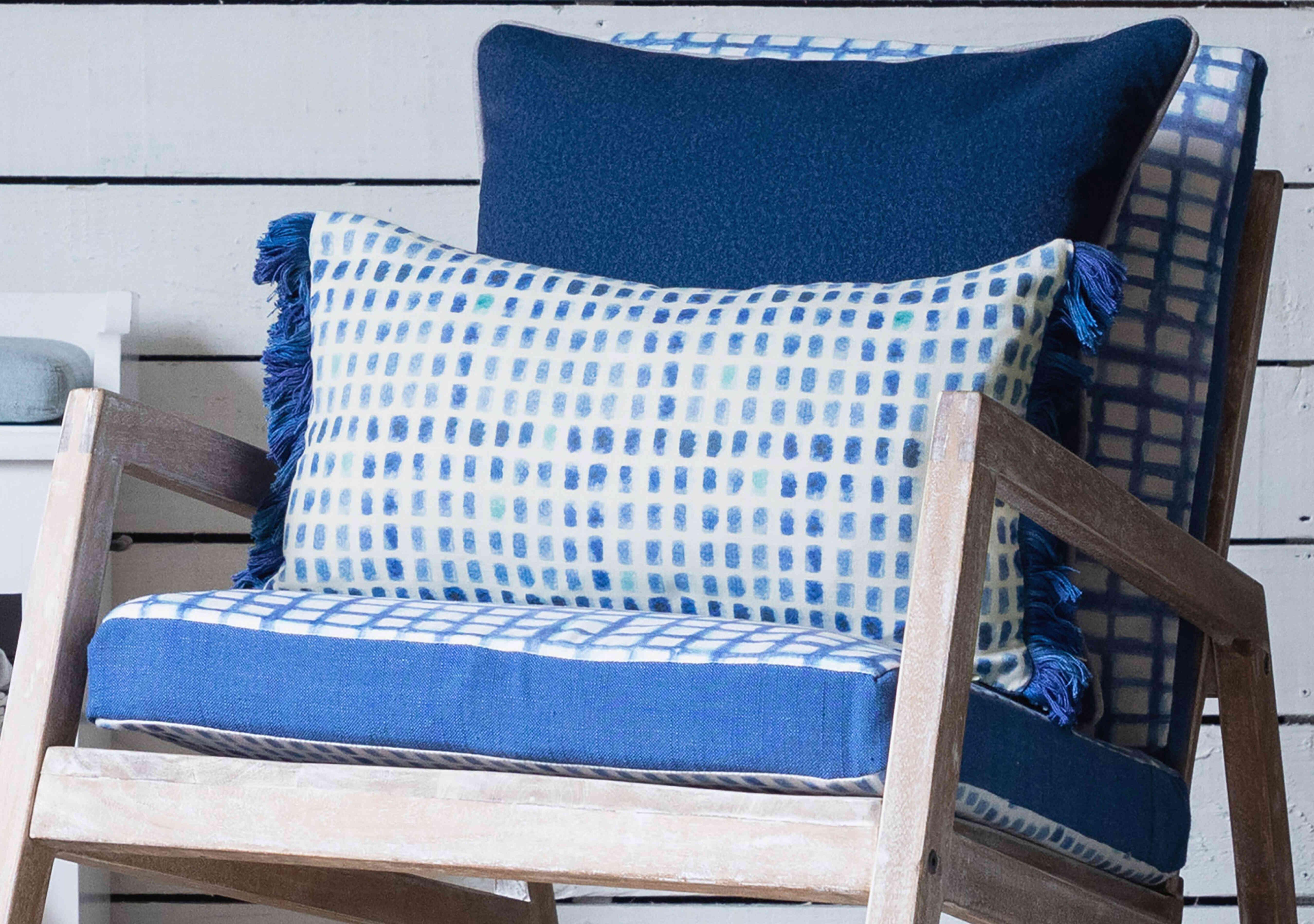 Alma Coastal Cushion in  on Furniture Village
