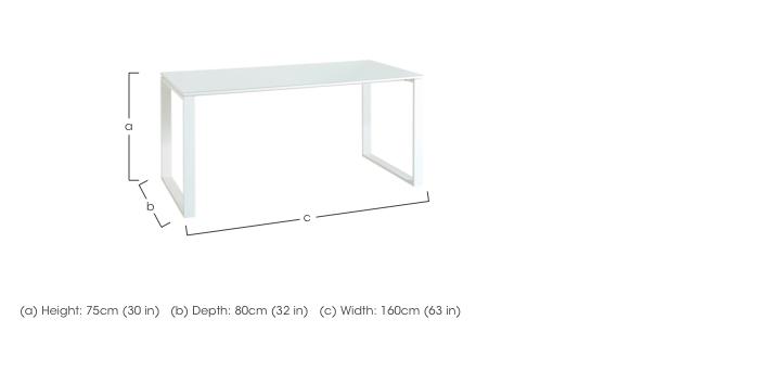 Alexi Desk in  on Furniture Village