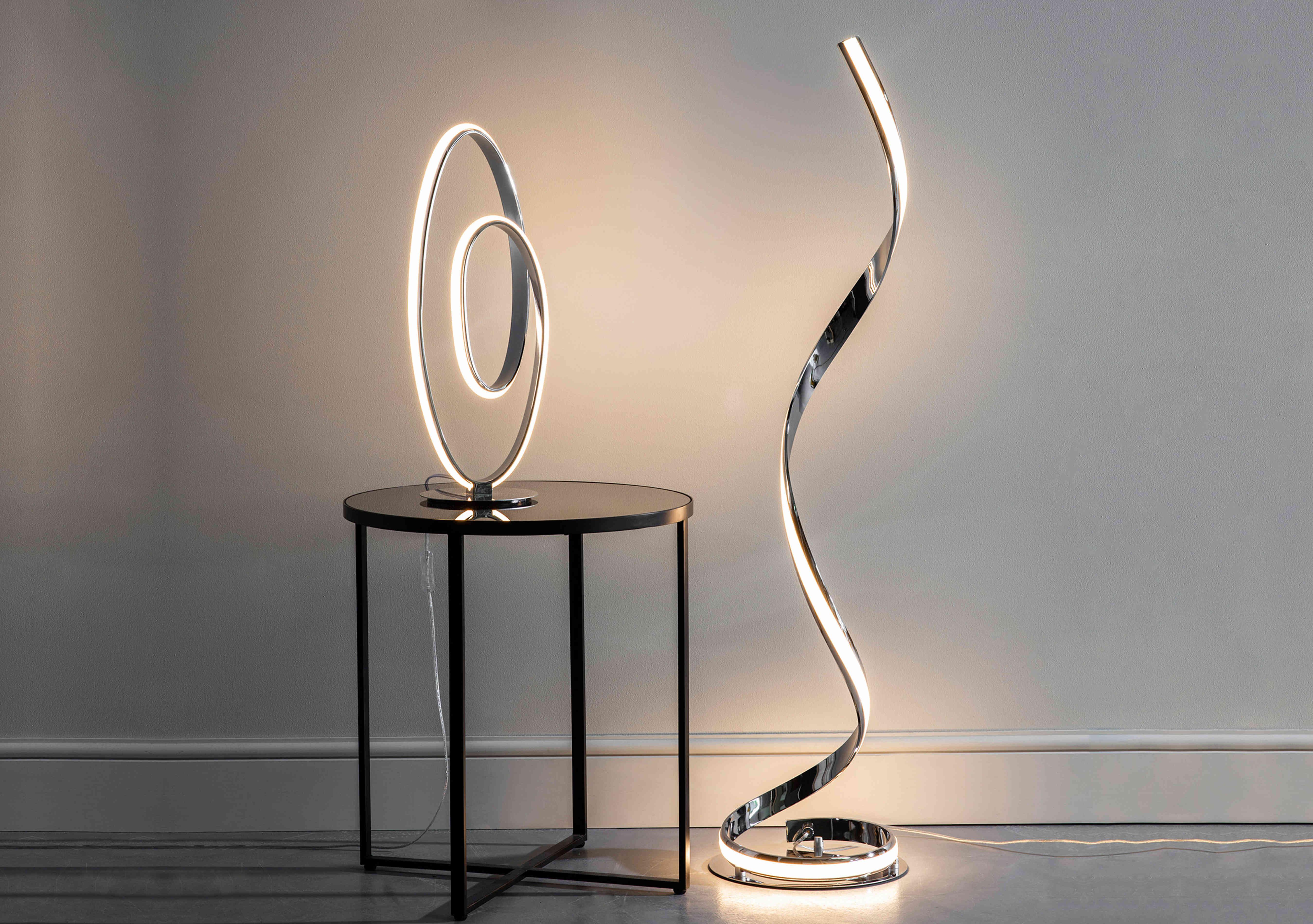 Alya Floor Lamp in  on Furniture Village