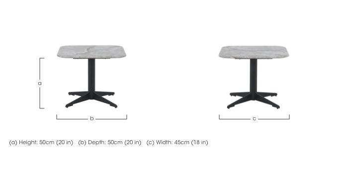 Aria Lamp Table in  on Furniture Village