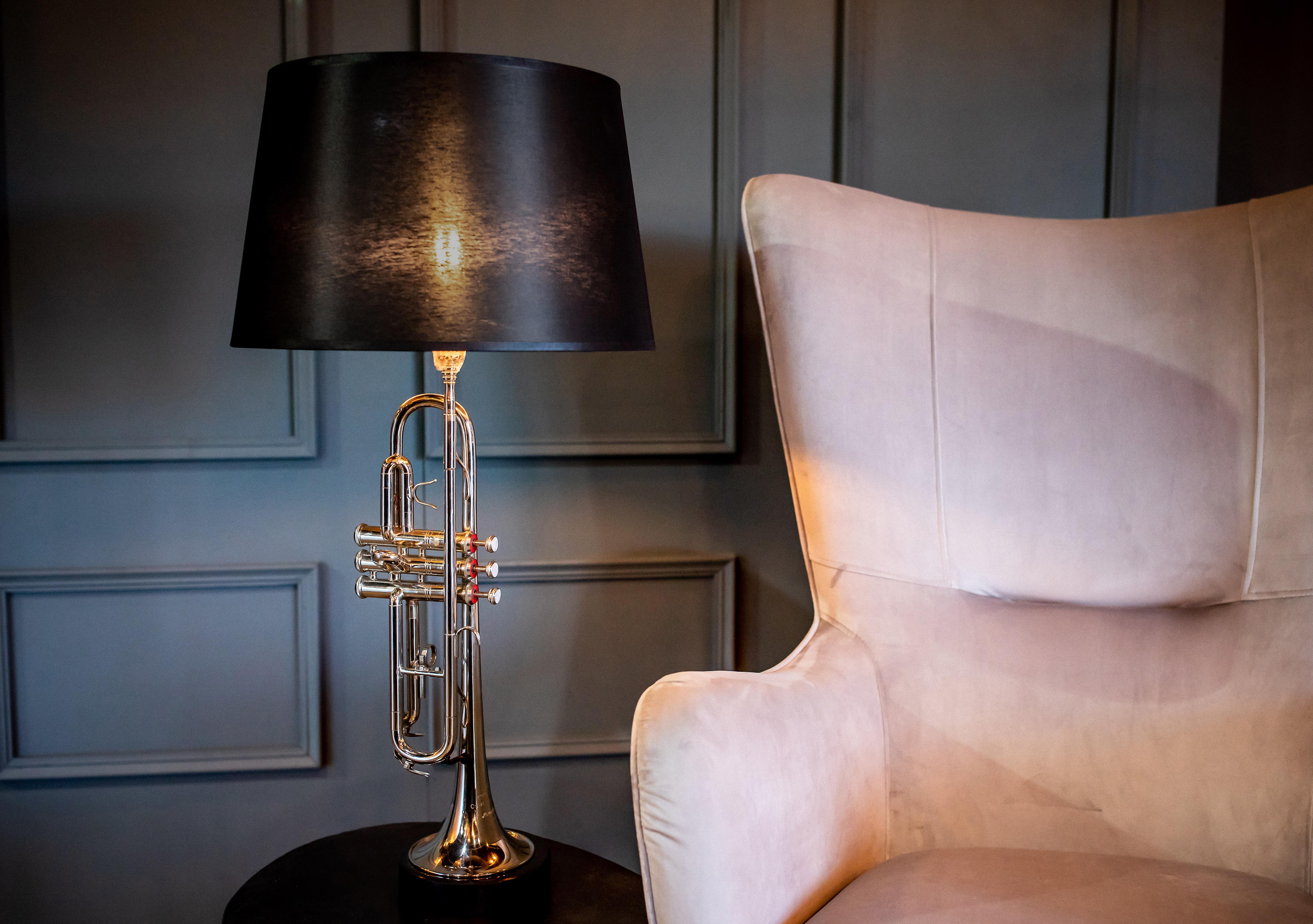 Armstrong Trumpet Table Lamp in  on Furniture Village