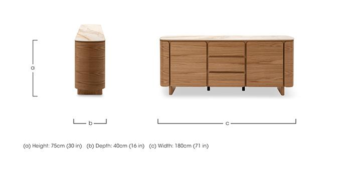 Arno Large Sideboard in  on Furniture Village