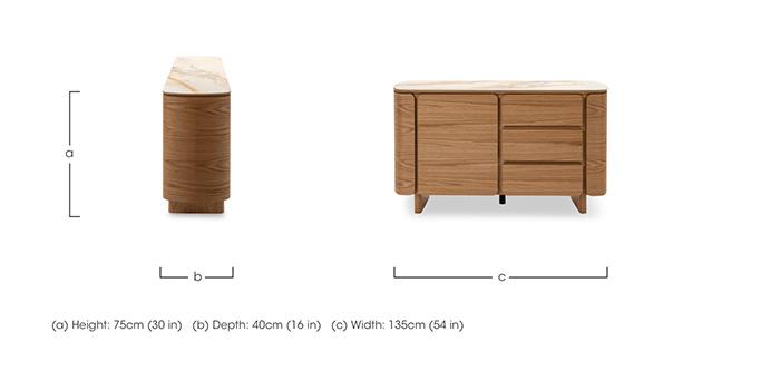 Arno Small Sideboard in  on Furniture Village