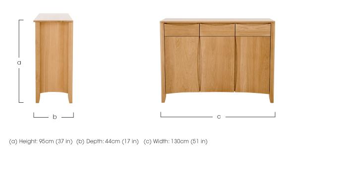 Artisan 3 Door Sideboard in  on Furniture Village