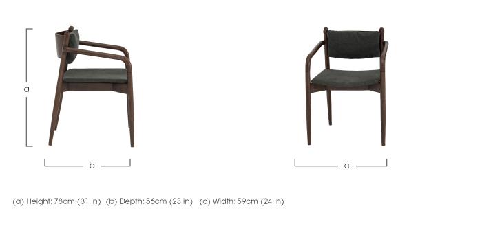 Art Deco Dining Armchair in  on Furniture Village