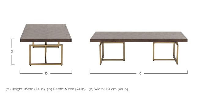 Art Deco Coffee Table in  on Furniture Village