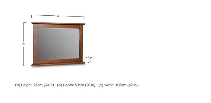 Arthur Mirror in  on Furniture Village