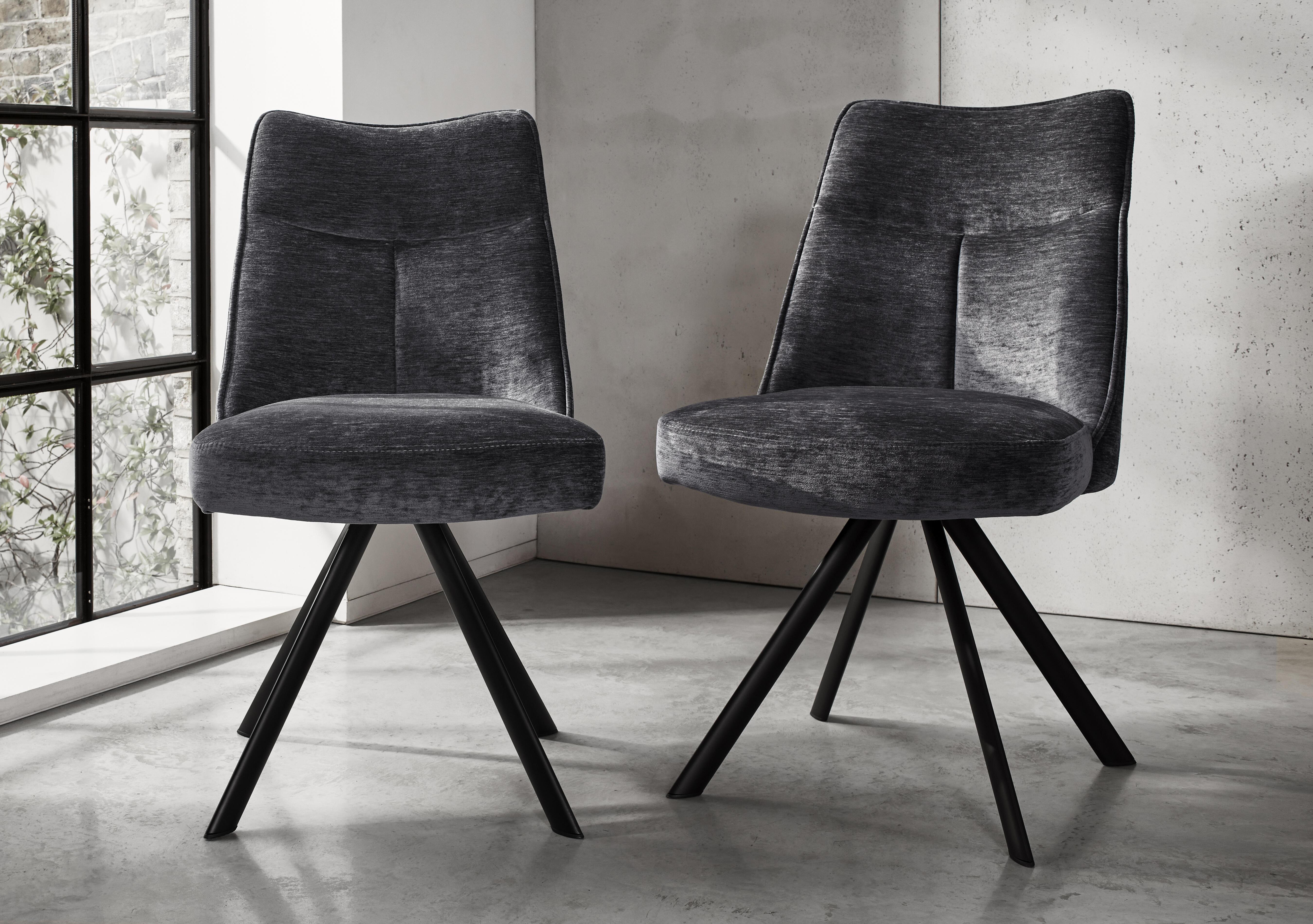 Athena Set of 6 Swivel Dining Chairs in  on Furniture Village