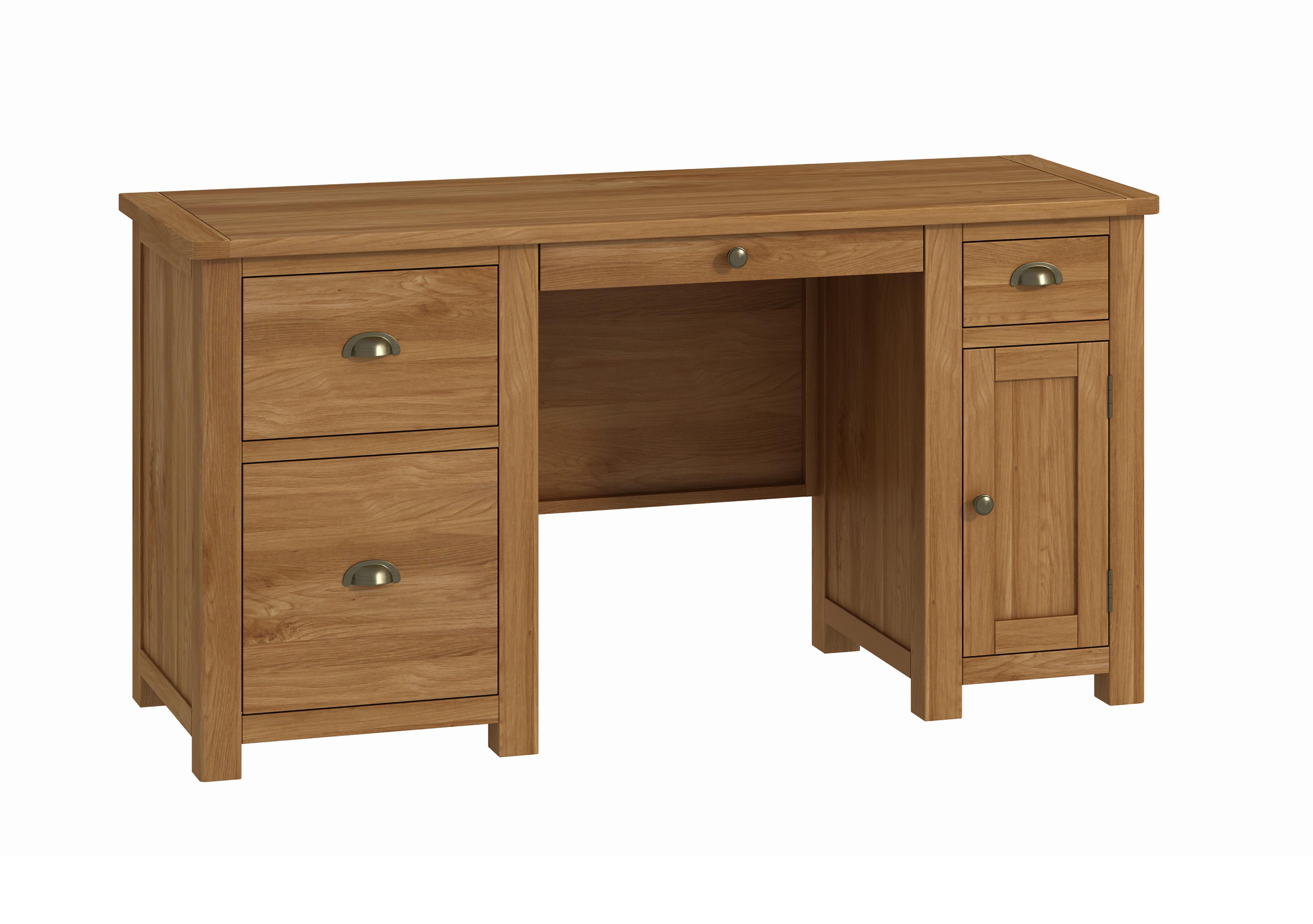 Atlantic Double Pedestal Desk in  on Furniture Village