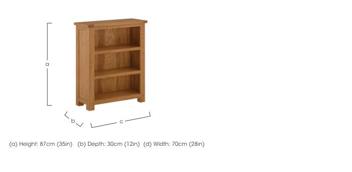 Atlantic Small Bookcase in  on Furniture Village