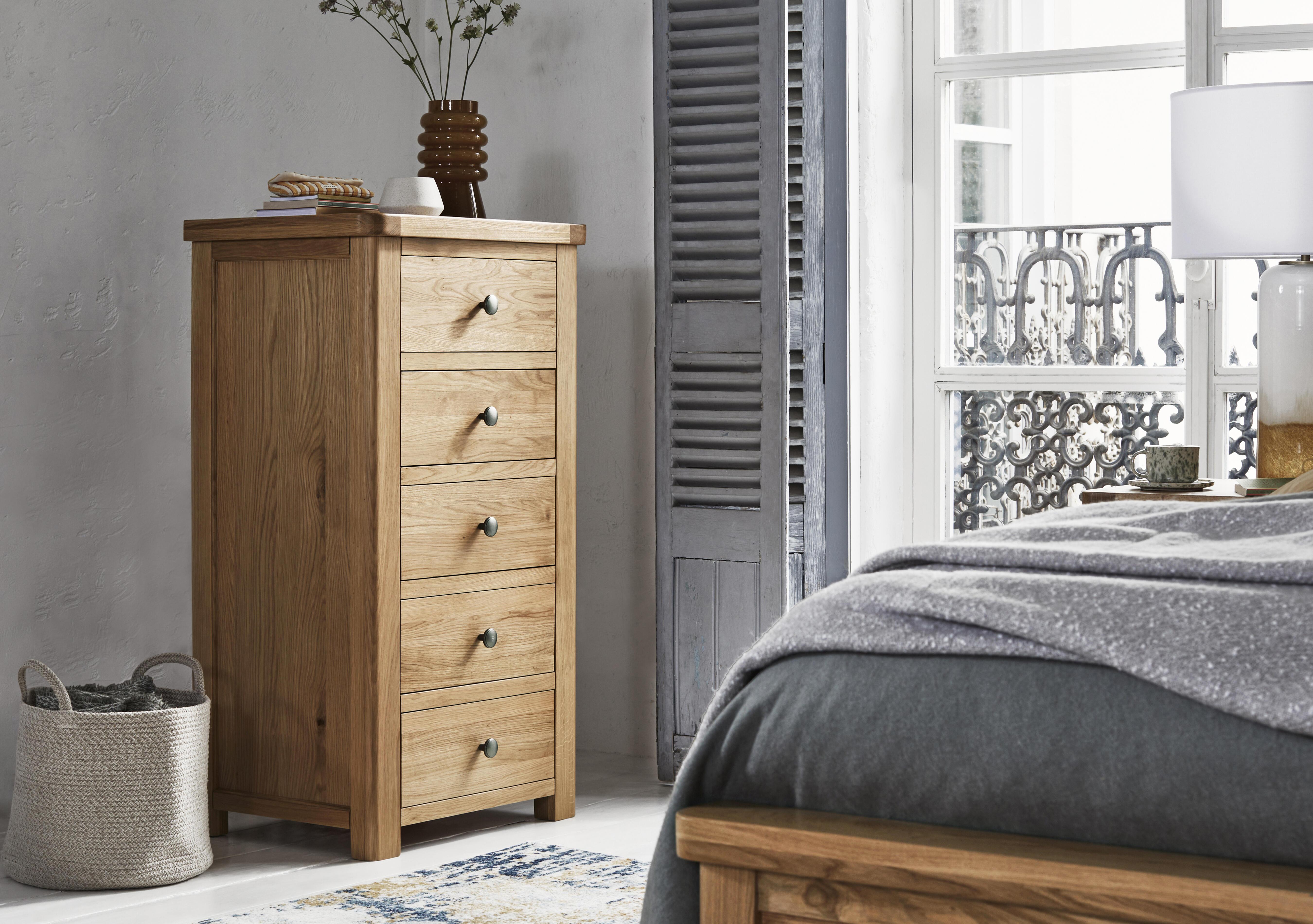 Augusta 5 Drawer Tall Chest in  on Furniture Village